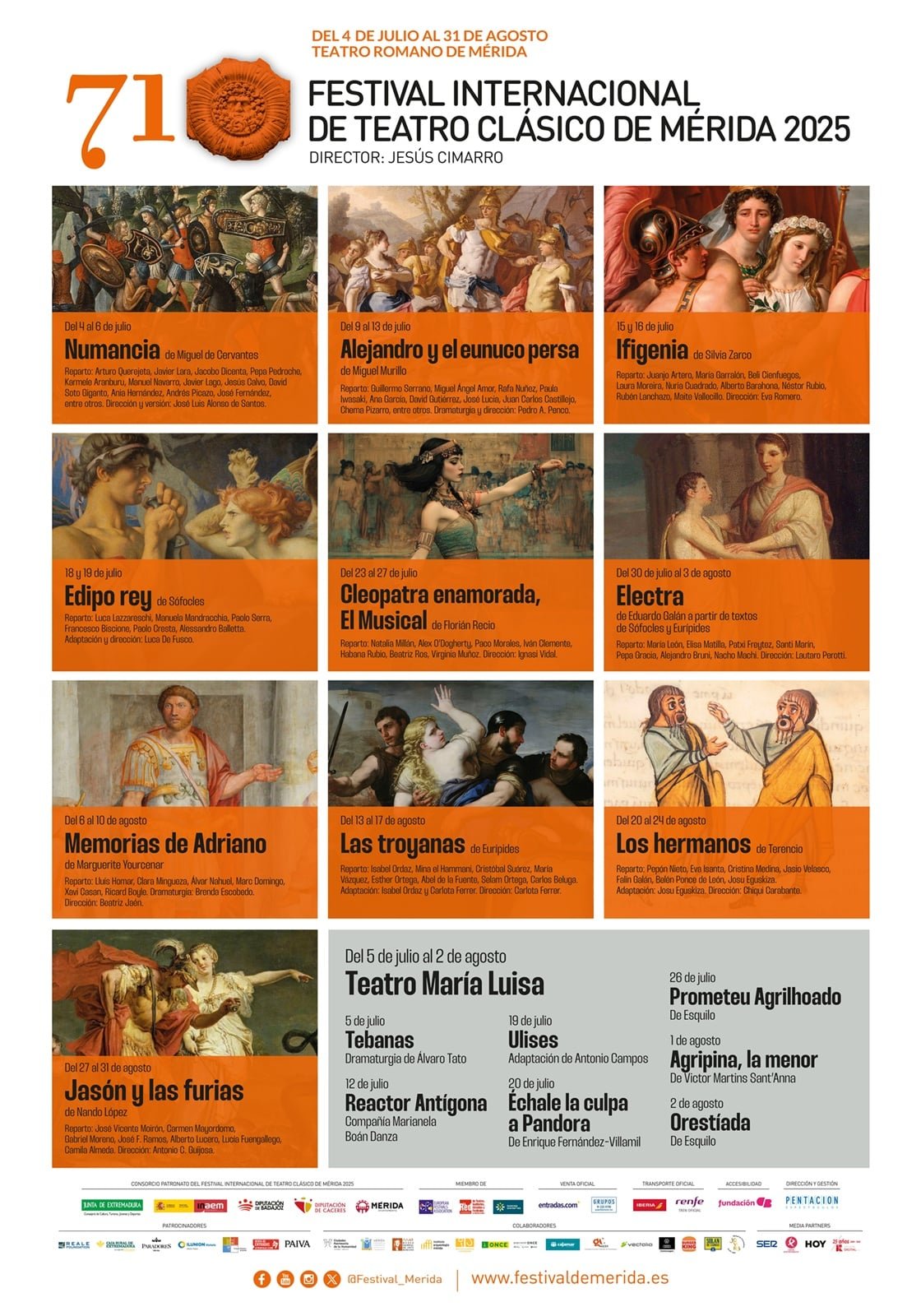 71st International Classical Theatre Festival Mérida 2025 71st International Classical Theatre Festival Mérida 2025