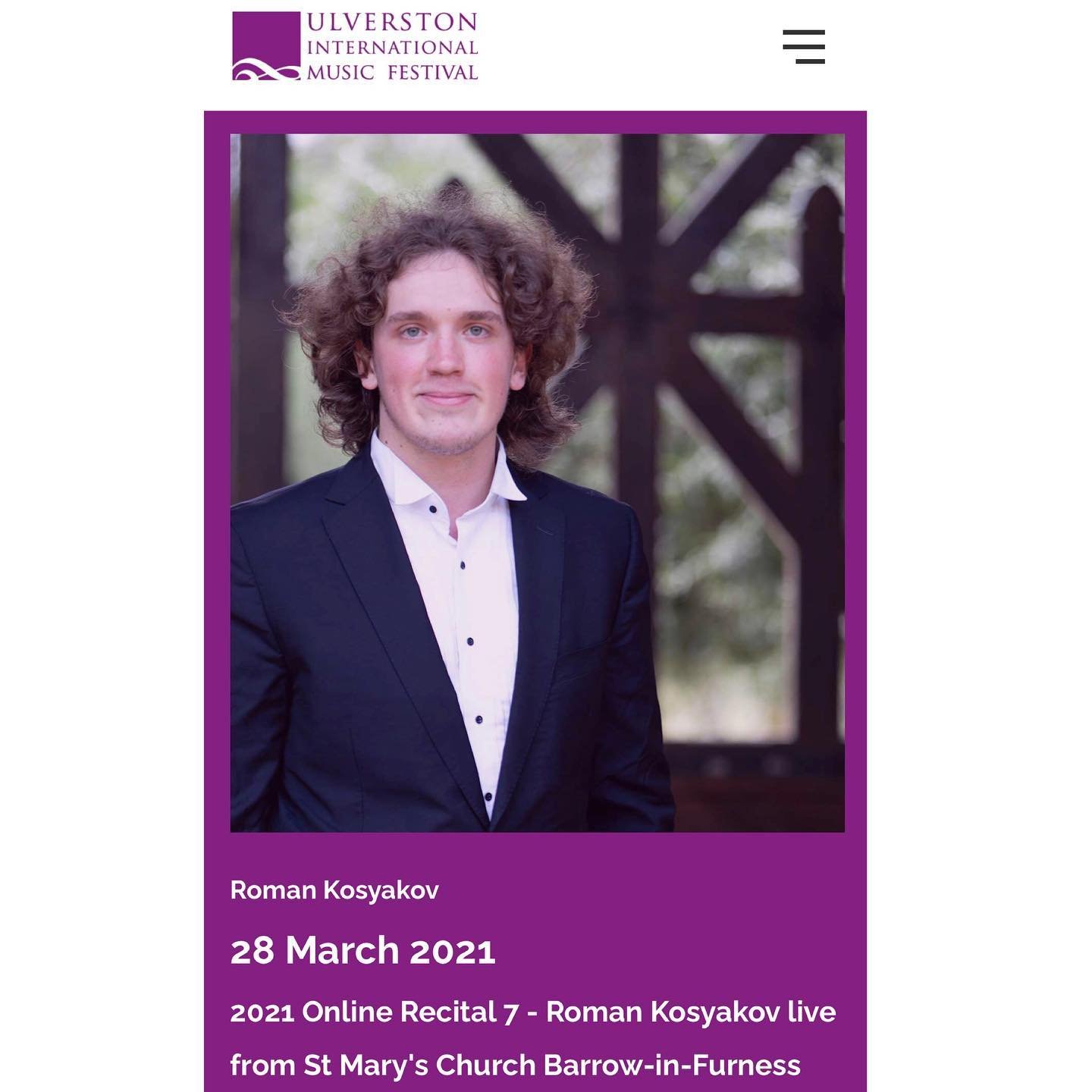 Ulverston International Music Festival – Ulverston, England 2026 Ulverston International Music Festival – Ulverston, England 2026