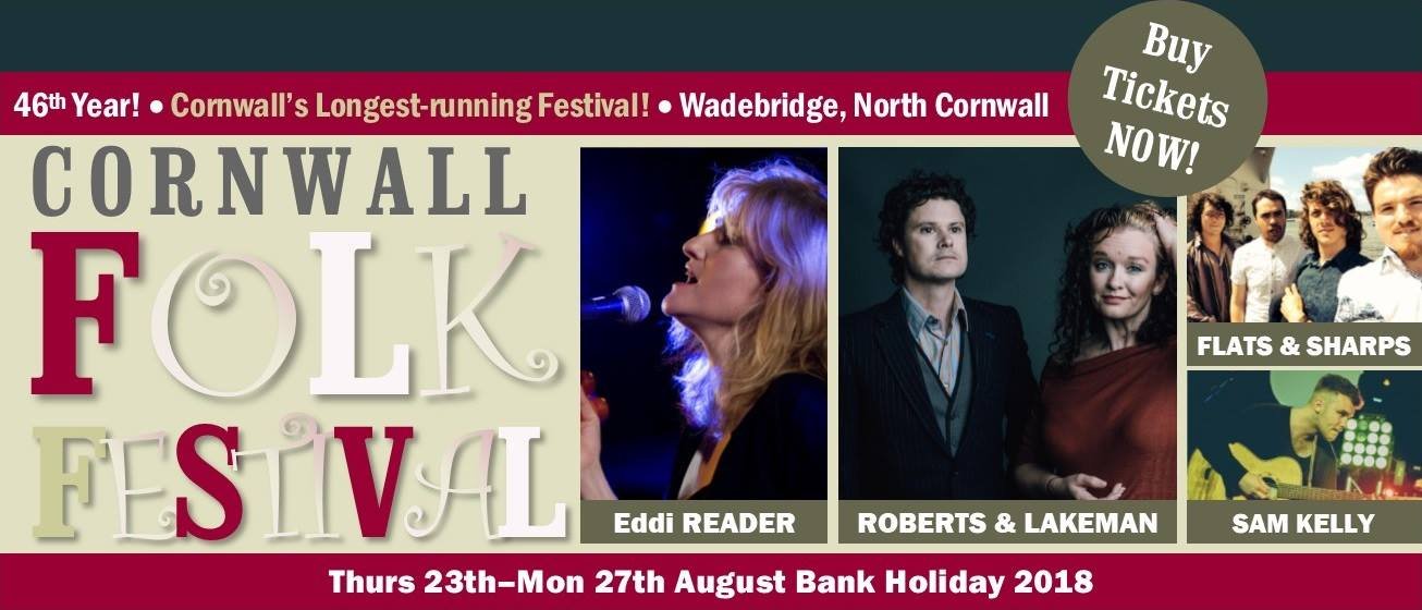 Cornwall Folk Festival – Wadebridge, England 2026 Cornwall Folk Festival – Wadebridge, England 2026