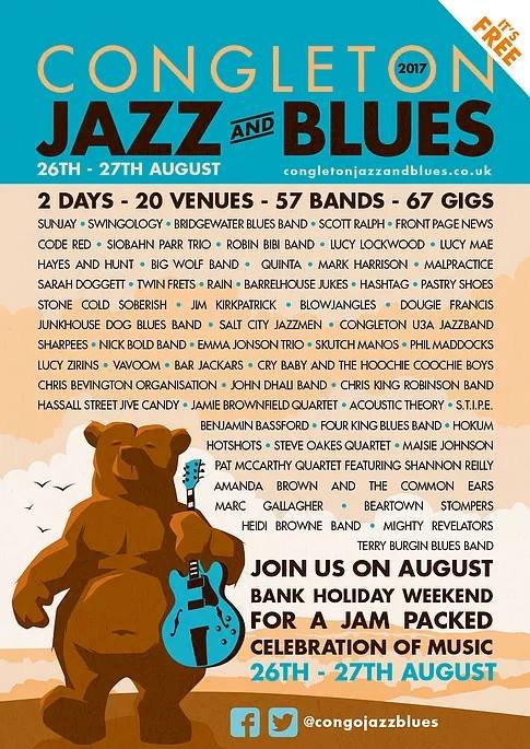 Congleton Jazz and Blues Festival – Congleton, England 2026 Congleton Jazz and Blues Festival – Congleton, England 2026