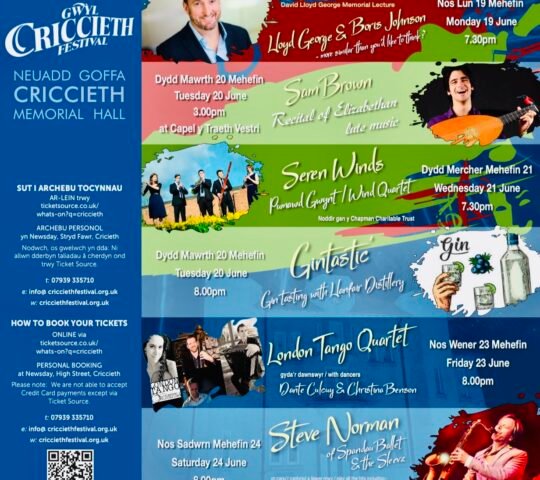 Criccieth Festival (Music) – Criccieth, Wales 2026 Criccieth Festival (Music) – Criccieth, Wales 2026