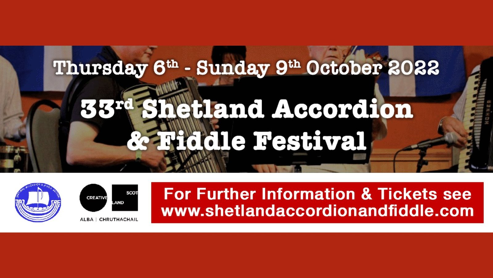 Shetland Accordion and Fiddle Festival – Lerwick, Scotland 2026 Shetland Accordion and Fiddle Festival – Lerwick, Scotland 2026