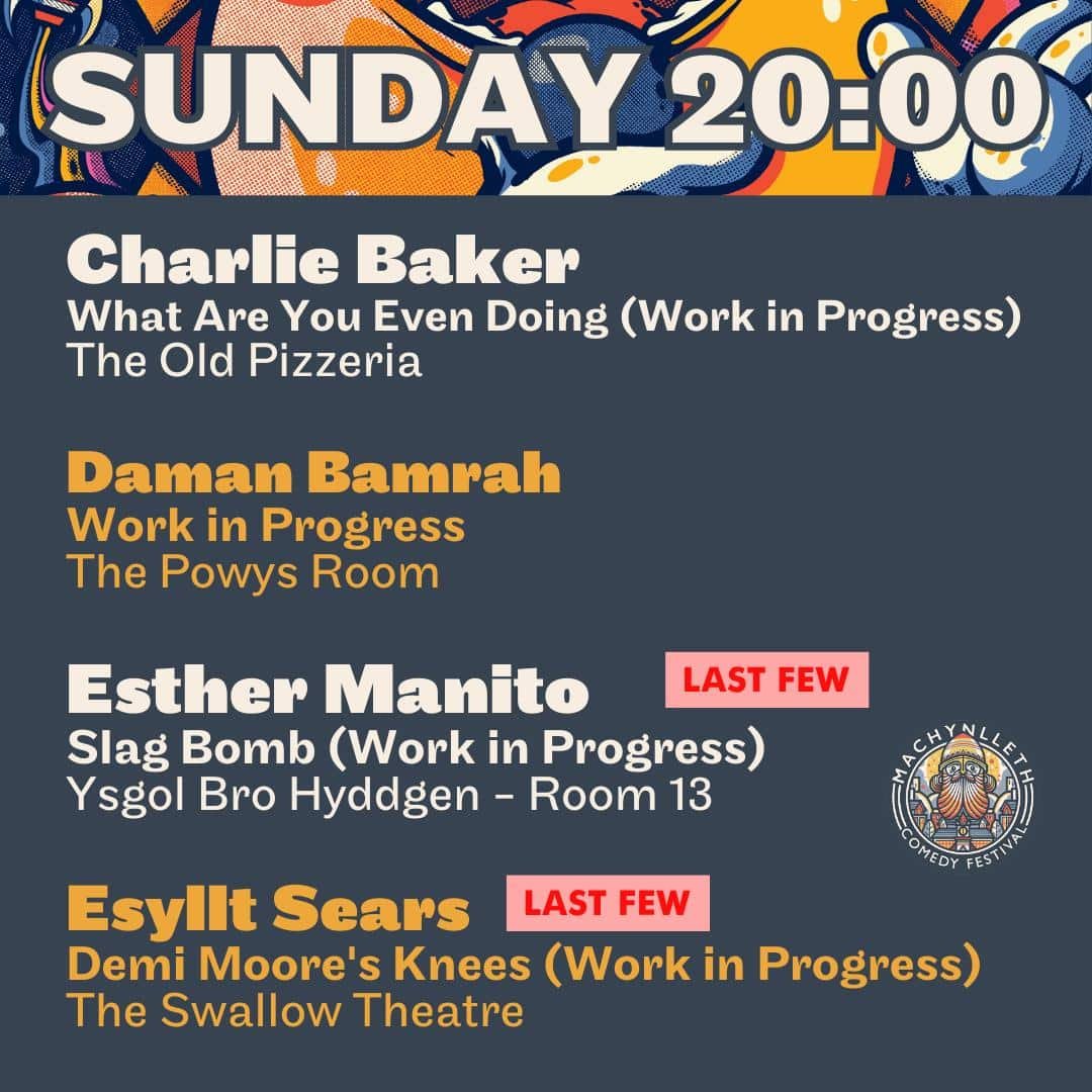 Machynlleth Comedy Festival – Machynlleth, Wales 2026 Machynlleth Comedy Festival – Machynlleth, Wales 2026