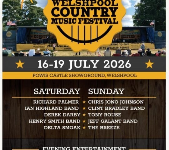 Welshpool Country Music Festival – Welshpool, Wales 2026 Welshpool Country Music Festival – Welshpool, Wales 2026