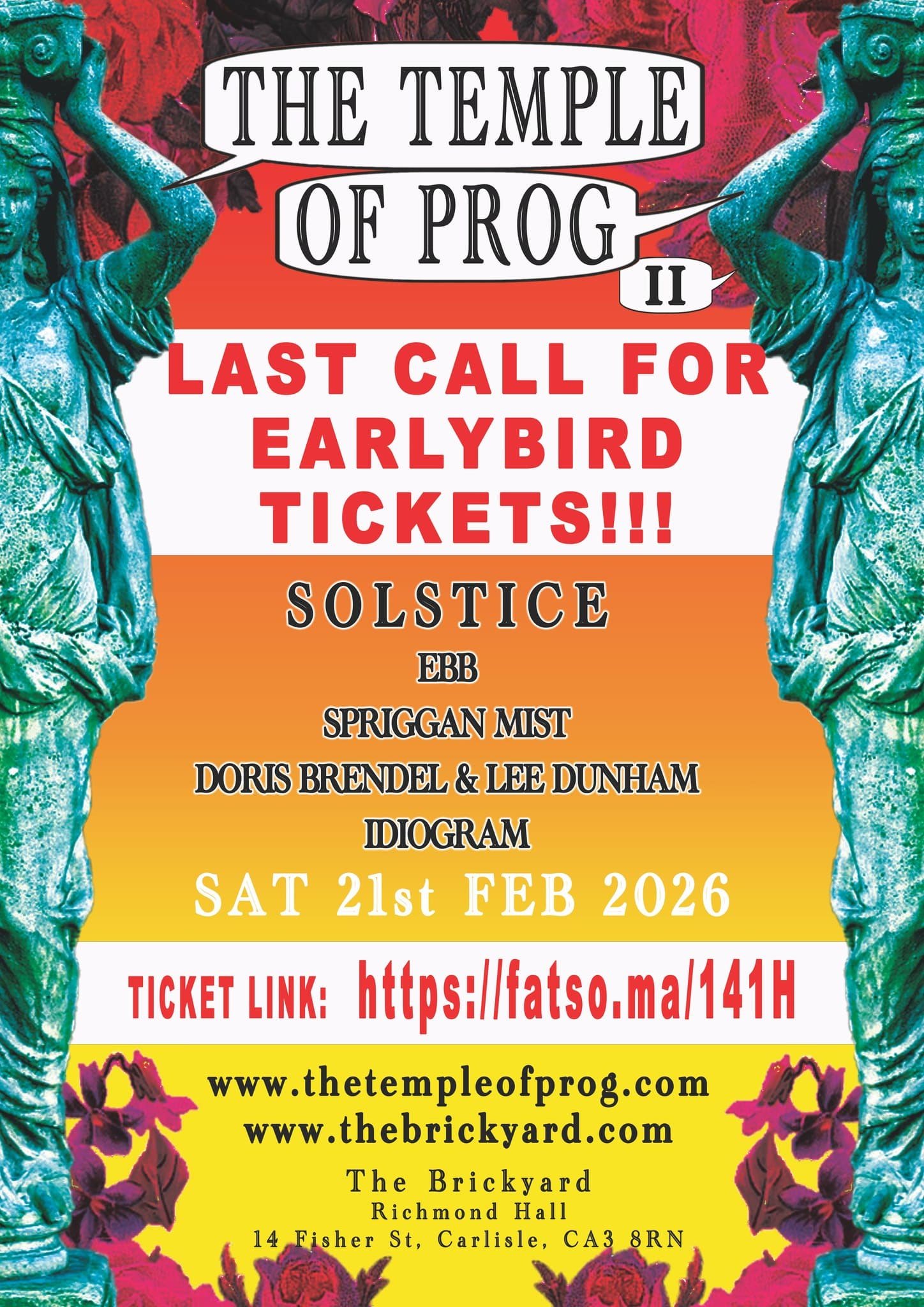 Temple of Prog – Carlisle, England 2026 Temple of Prog – Carlisle, England 2026