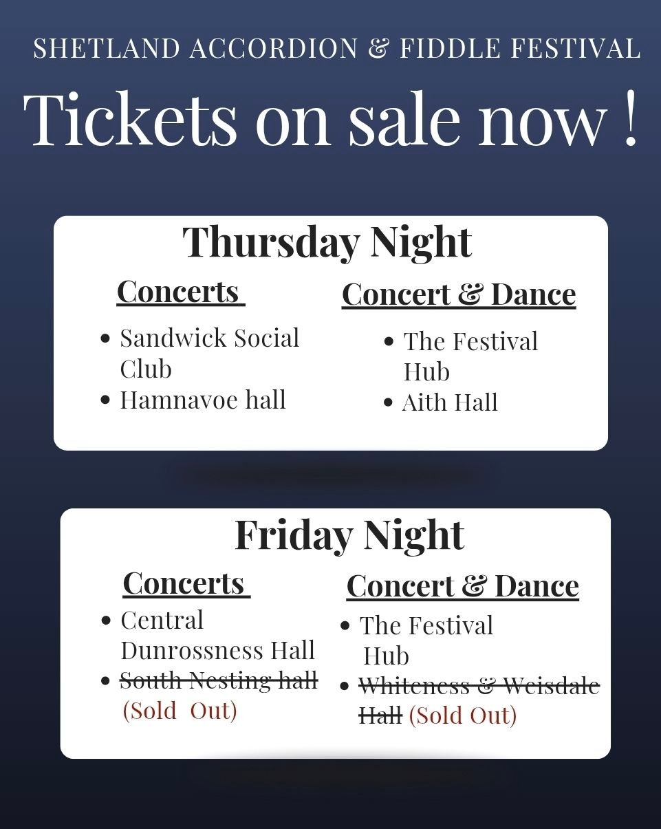 Shetland Accordion and Fiddle Festival – Lerwick, Scotland 2026 Shetland Accordion and Fiddle Festival – Lerwick, Scotland 2026