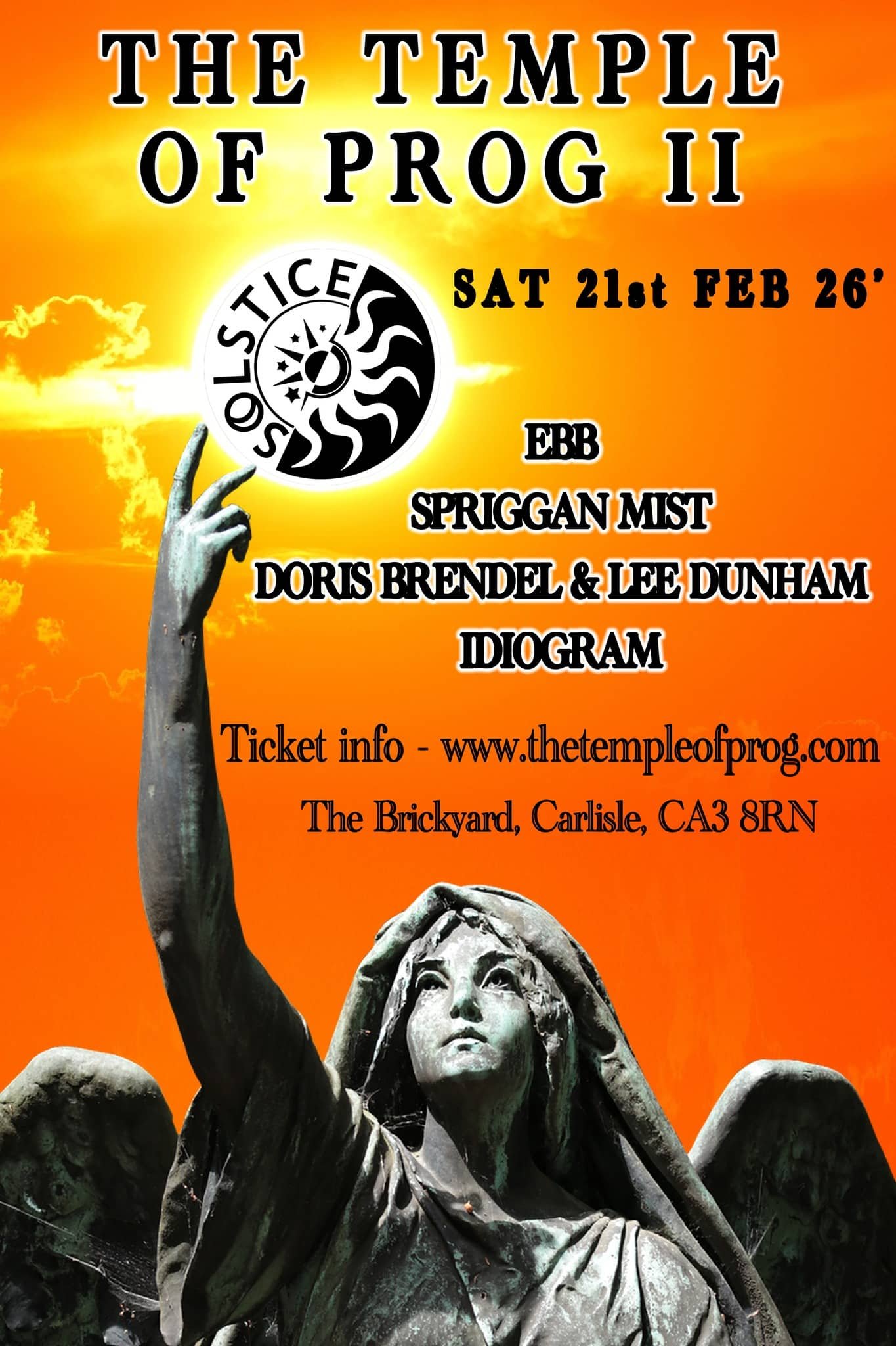 Temple of Prog – Carlisle, England 2026 Temple of Prog – Carlisle, England 2026