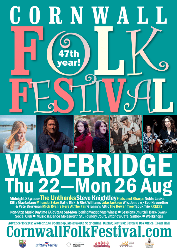 Cornwall Folk Festival – Wadebridge, England 2026 Cornwall Folk Festival – Wadebridge, England 2026
