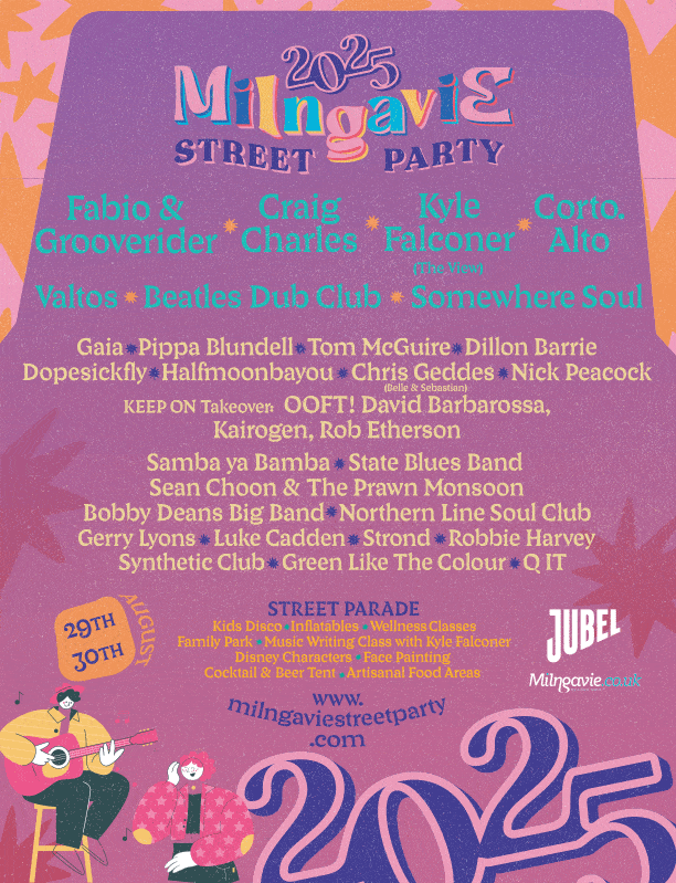 Milngavie Street Party Festival – Milngavie, Scotland 2026 Milngavie Street Party Festival – Milngavie, Scotland 2026
