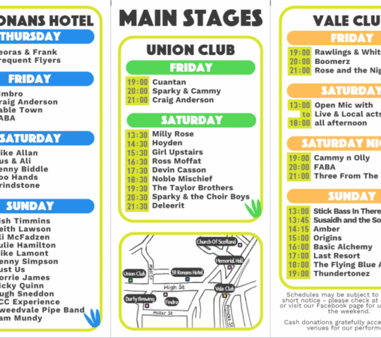 Innerleithen Music Festival – Innerleithen, Scotland 2026 Innerleithen Music Festival – Innerleithen, Scotland 2026