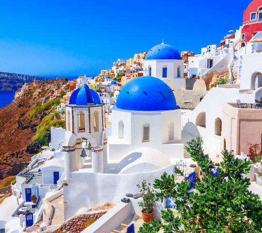From Heraklion/Crete: Santorini Island Guided Day Trip