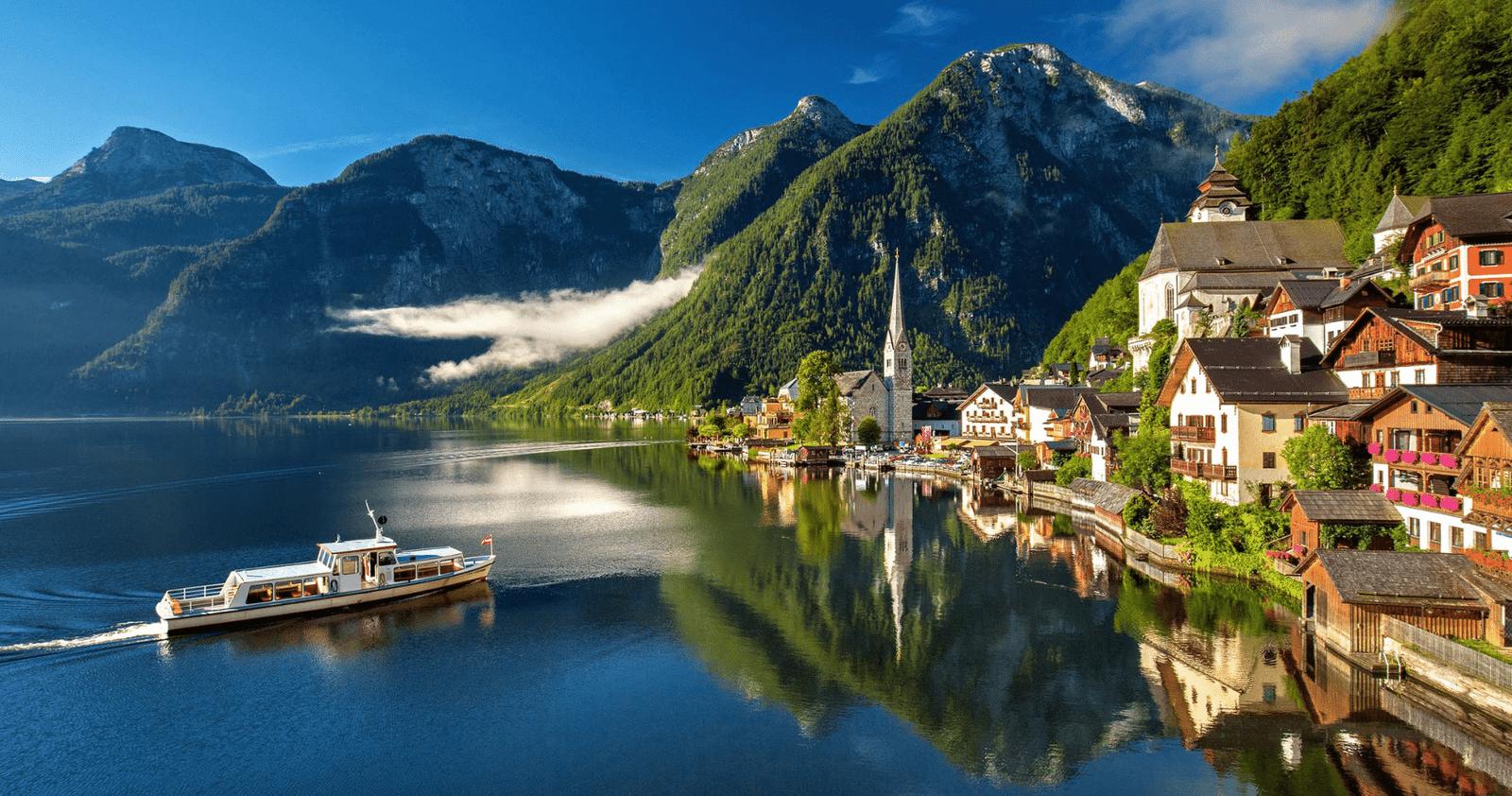 From Vienna: Hallstatt, Mountains & Alpine Lakes Day Trip From Vienna: Hallstatt, Mountains & Alpine Lakes Day Trip