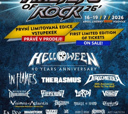 Masters of Rock 2026, Vizovice, Czech Republic