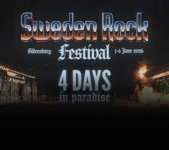 Sweden Rock Festival 2026 Sölvesborg, Sweden