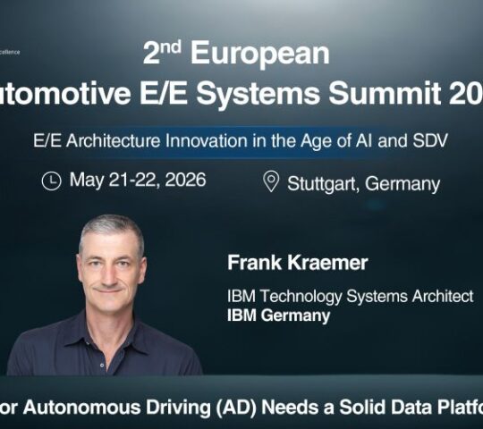 2nd European Automotive E/E Systems Summit 2026 – Stuttgart, Germany 2nd European Automotive E/E Systems Summit 2026 – Stuttgart, Germany